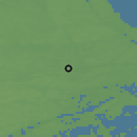 Shaded relief of the 45 km around Norrtälje, drawn from the GMTED2010 grid