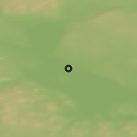 Shaded relief of the 45 km around Nusnäs, drawn from the GMTED2010 grid