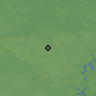 Shaded relief of the 46 km around Nykvarn, drawn from the GMTED2010 grid