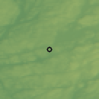 Shaded relief of the 46 km around Olstorp, drawn from the GMTED2010 grid