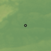 Shaded relief of the 46 km around Örebro, drawn from the GMTED2010 grid