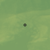 Shaded relief of the 46 km around Askersund, drawn from the GMTED2010 grid