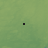 Shaded relief of the 47 km around Osby, drawn from the GMTED2010 grid