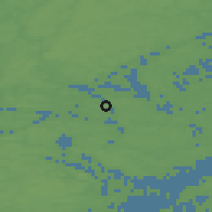 Shaded relief of the 46 km around Oskar-Fredriksborg, drawn from the GMTED2010 grid