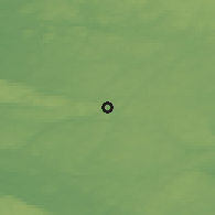 Shaded relief of the 47 km around Åsljunga, drawn from the GMTED2010 grid