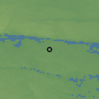 Shaded relief of the 46 km around Östra Husby, drawn from the GMTED2010 grid