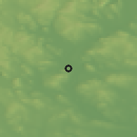 Shaded relief of the 42 km around Övertorneå, drawn from the GMTED2010 grid