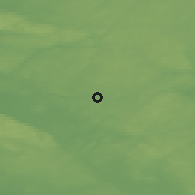 Shaded relief of the 47 km around Perstorp, drawn from the GMTED2010 grid