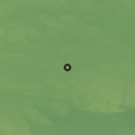 Shaded relief of the 46 km around Rejmyre, drawn from the GMTED2010 grid