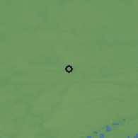 Shaded relief of the 45 km around Rimbo, drawn from the GMTED2010 grid