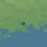 Shaded relief of the 43 km around Risögrund, drawn from the GMTED2010 grid
