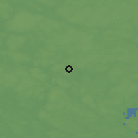 Shaded relief of the 45 km around Rosersberg, drawn from the GMTED2010 grid
