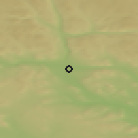 Shaded relief of the 45 km around Rot, drawn from the GMTED2010 grid