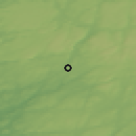 Shaded relief of the 46 km around Rydboholm, drawn from the GMTED2010 grid
