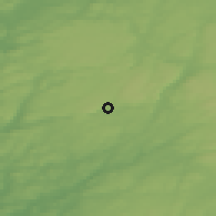 Shaded relief of the 46 km around Sandared, drawn from the GMTED2010 grid