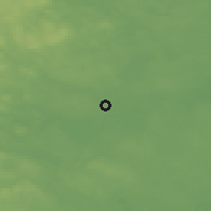 Shaded relief of the 45 km around Sandviken, drawn from the GMTED2010 grid