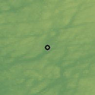 Shaded relief of the 46 km around Sätila, drawn from the GMTED2010 grid