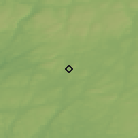 Shaded relief of the 46 km around Sexdrega, drawn from the GMTED2010 grid