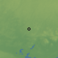 Shaded relief of the 47 km around Sibbhult, drawn from the GMTED2010 grid