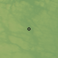 Shaded relief of the 46 km around Södra Vi, drawn from the GMTED2010 grid