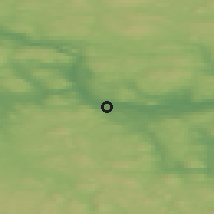 Shaded relief of the 44 km around Sollefteå, drawn from the GMTED2010 grid