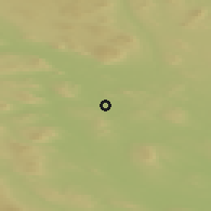 Shaded relief of the 43 km around Sorsele, drawn from the GMTED2010 grid