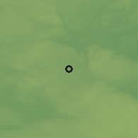 Shaded relief of the 47 km around Sösdala, drawn from the GMTED2010 grid
