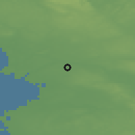 Shaded relief of the 47 km around Stångby, drawn from the GMTED2010 grid
