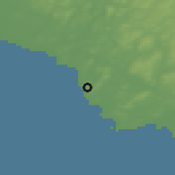 Shaded relief of the 47 km around Steninge, drawn from the GMTED2010 grid