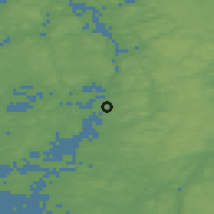 Shaded relief of the 46 km around Stenungsund, drawn from the GMTED2010 grid