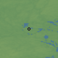 Shaded relief of the 46 km around Sticklinge udde, drawn from the GMTED2010 grid