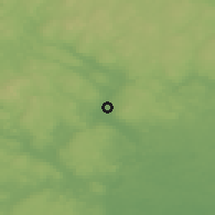 Shaded relief of the 45 km around Storå, drawn from the GMTED2010 grid