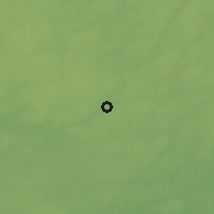 Shaded relief of the 47 km around Strömsnäsbruk, drawn from the GMTED2010 grid