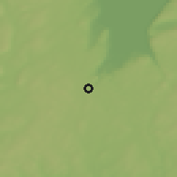 Shaded relief of the 46 km around Taberg, drawn from the GMTED2010 grid