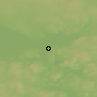Shaded relief of the 45 km around Tällberg, drawn from the GMTED2010 grid