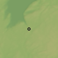 Shaded relief of the 46 km around Tenhult, drawn from the GMTED2010 grid