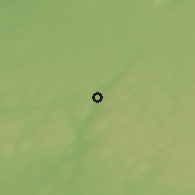 Shaded relief of the 46 km around Timmele, drawn from the GMTED2010 grid
