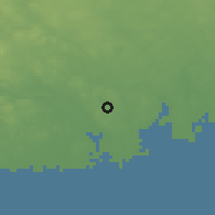 Shaded relief of the 44 km around Tomtebo, drawn from the GMTED2010 grid