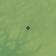 Shaded relief of the 47 km around Torup, drawn from the GMTED2010 grid