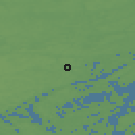 Shaded relief of the 45 km around Bergshamra, drawn from the GMTED2010 grid