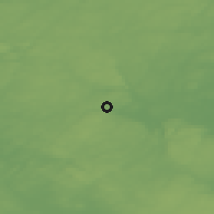 Shaded relief of the 47 km around Tyringe, drawn from the GMTED2010 grid
