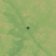 Shaded relief of the 45 km around Uddeholm, drawn from the GMTED2010 grid