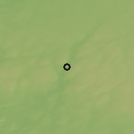 Shaded relief of the 46 km around Ulricehamn, drawn from the GMTED2010 grid