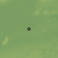 Shaded relief of the 46 km around Vadstena, drawn from the GMTED2010 grid