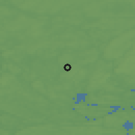 Shaded relief of the 45 km around Vallentuna, drawn from the GMTED2010 grid