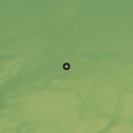 Shaded relief of the 46 km around Vårgårda, drawn from the GMTED2010 grid