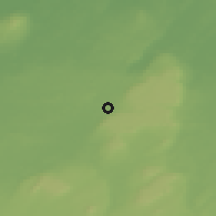 Shaded relief of the 46 km around Varnhem, drawn from the GMTED2010 grid