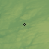 Shaded relief of the 46 km around Västra Bodarna, drawn from the GMTED2010 grid