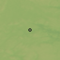 Shaded relief of the 46 km around Vetlanda, drawn from the GMTED2010 grid