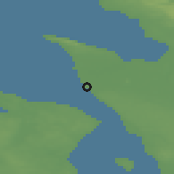 Shaded relief of the 47 km around Viken, drawn from the GMTED2010 grid